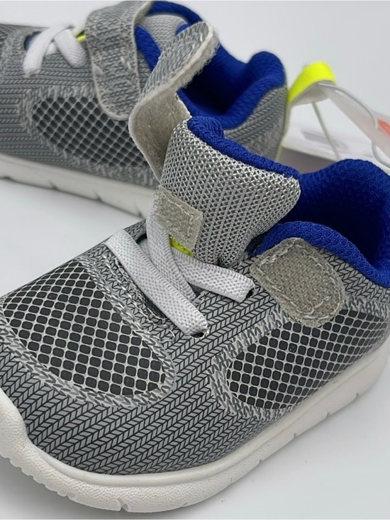 Carter's Other - NWT Carter's Grey and Blue Kids Athletic Sneakers size 3